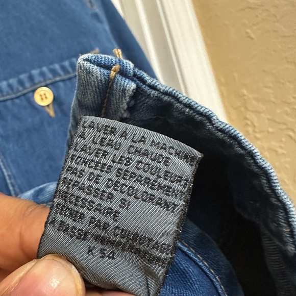 VTG Liz Wear LIz Claiborne WM 10 Denim Jacket 4 Pockets Long Sleeve Button Close - Picture 9 of 9